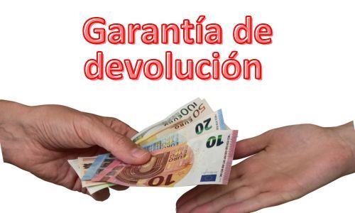 Garantía de calidad. Te devolvemos el dinero